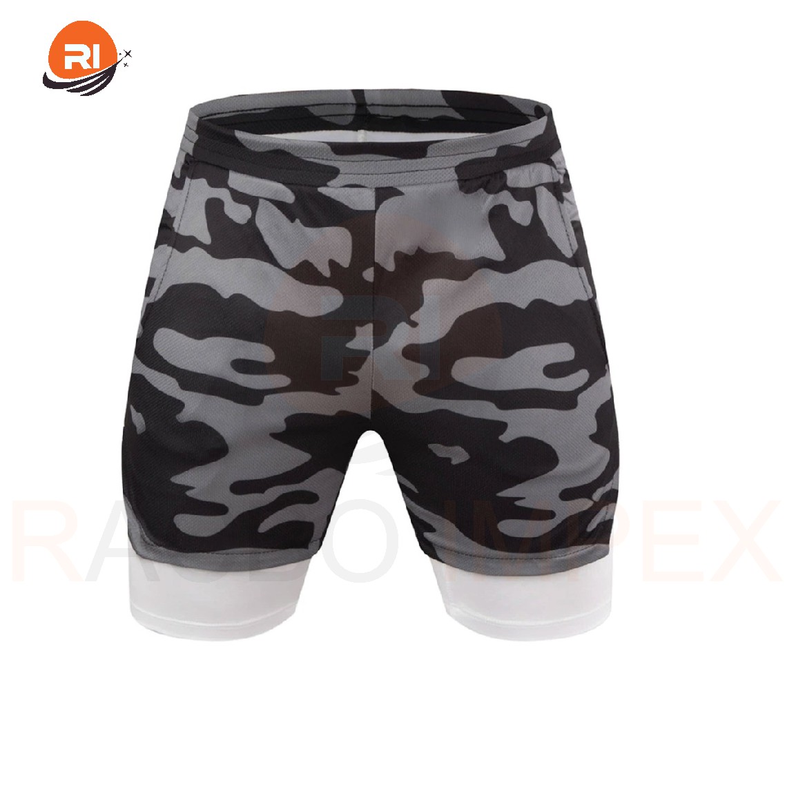 Racbo Impex-FITNESS SHORTS-1